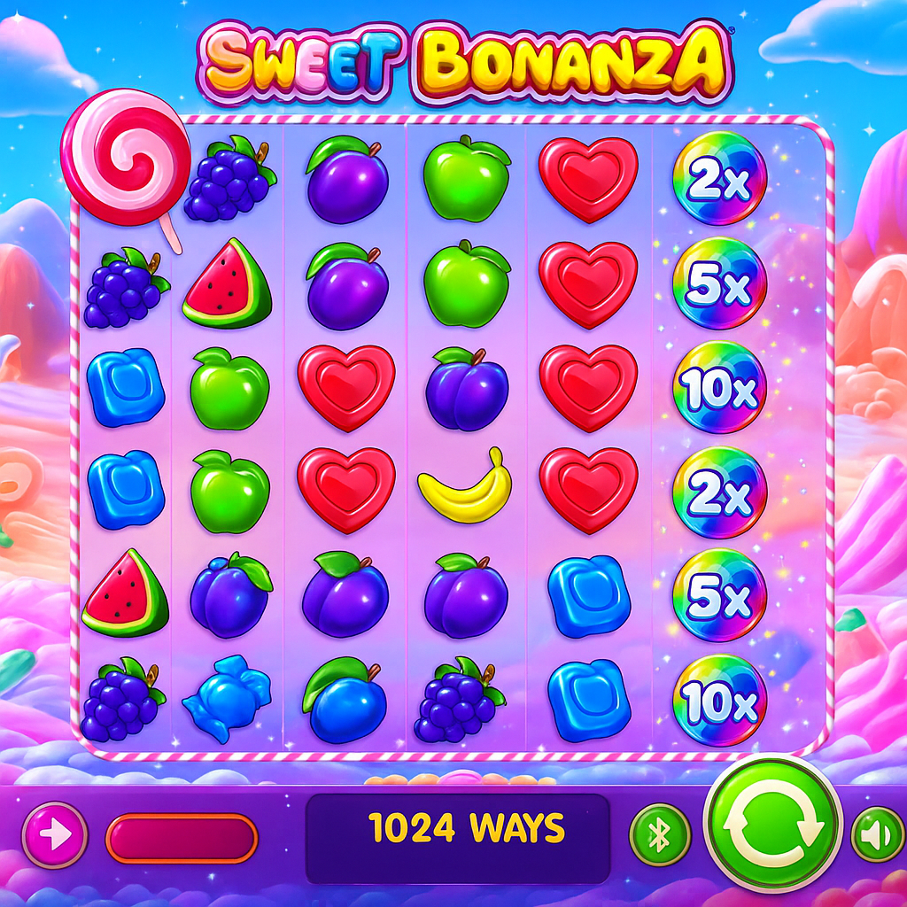 SpinAura - Sweet Bonanza Slot Game - Machines à Sous en Ligne