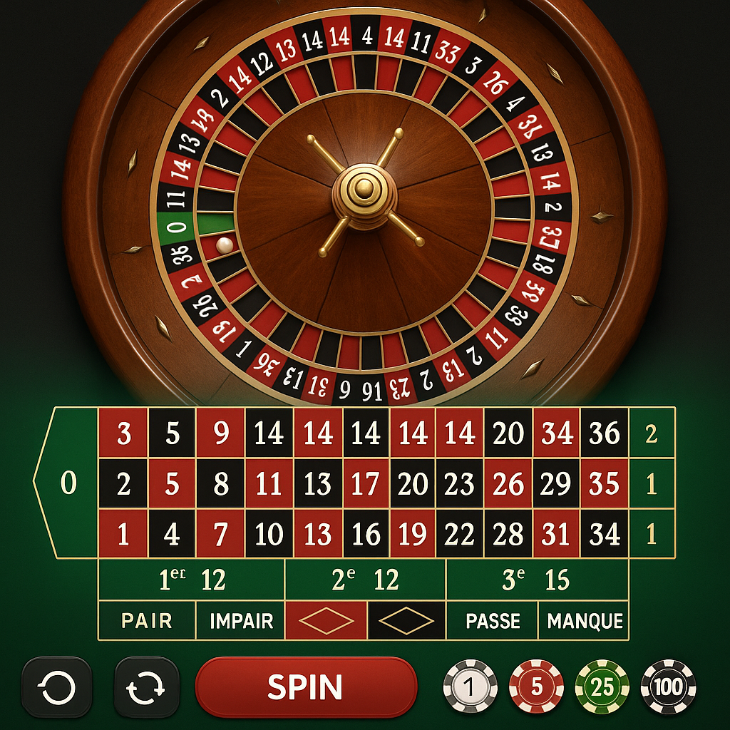SpinAura - Roulette Table Game - Jeux de Table en Ligne
